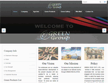 Tablet Screenshot of greengroup.com.pk